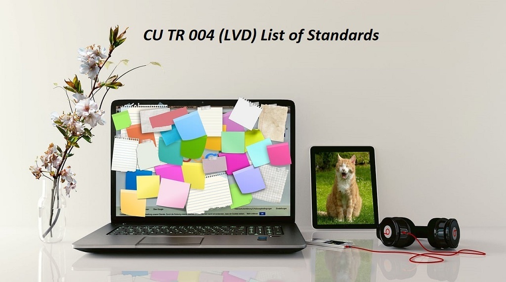 List of Standards to CU TR 004/2011 has been changed